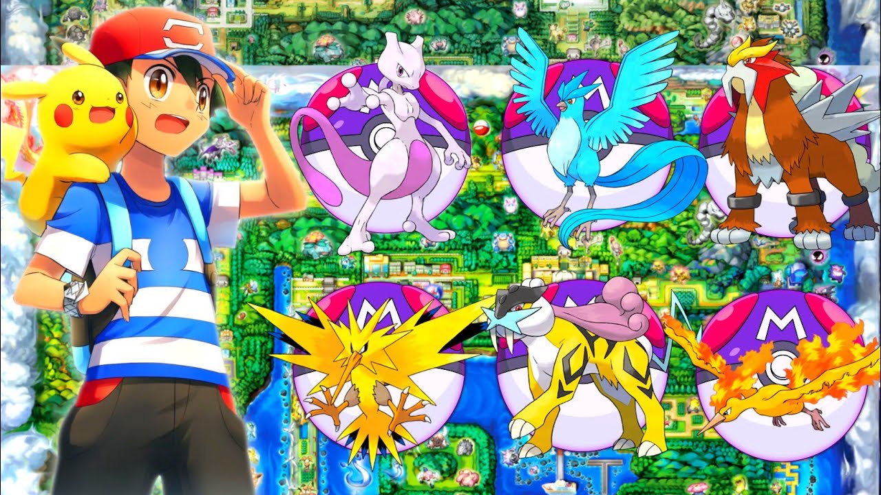 Ash Riding A Legendary Ash Legendary Pokemon Team in Hindi🔥| Ash Legendary Pokemon - YouTube