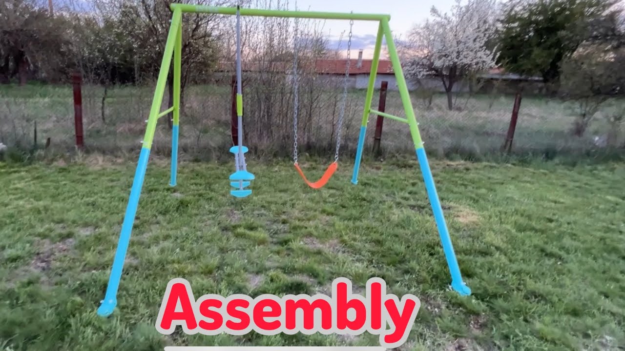 Intex child swing assembly 44121 - YouTube
