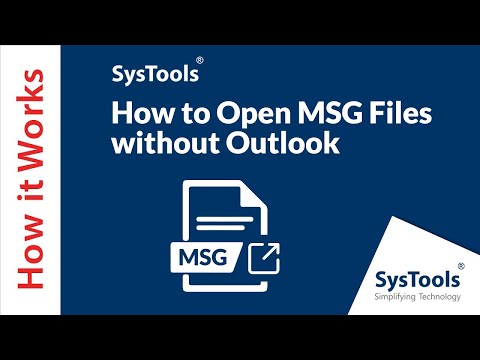 How to Open MSG Files without Outlook | Best Solution!