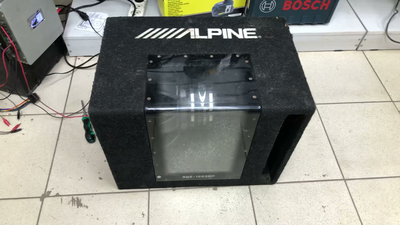 Сабвуфер Alpine - YouTube