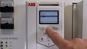 ABB ACH580 Drive Name and Contact Programing