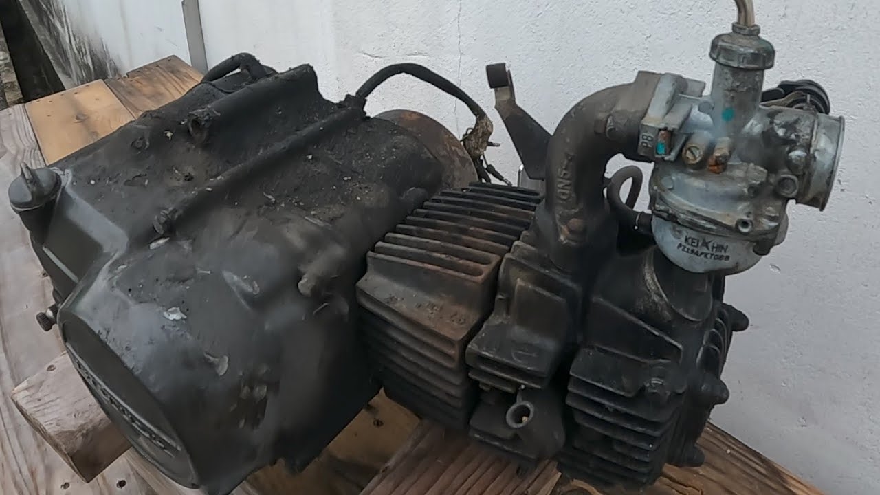 Engine restoration -Enjin Honda ex5 high power - YouTube