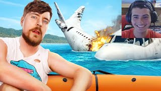 Mrbeast I Survived A Plane Crash Reaction!