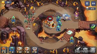 Kingdom Defense: Tower Wars TD Level 21 Stage Clear - 3 Star Walkthrough screenshot 5
