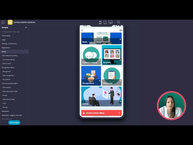 Fliplet Communications Solution Demo