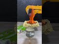 The Fiery Noodles Challenge:Cooking at 1000°C!#noodles #science #shorts #youtube #experiements #fyp