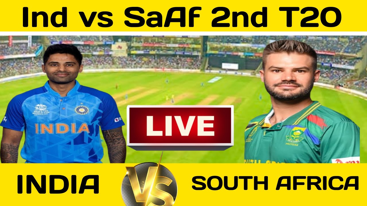 🛑South Africa vs India Hindi 2nd T20I 🛑 Live 2023 IND Vs SA CRICKET 22  GAMEPLAY 