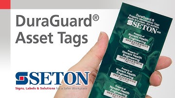 How to Make Asset Management Easier with DuraGuard® Asset Tags | Seton Video