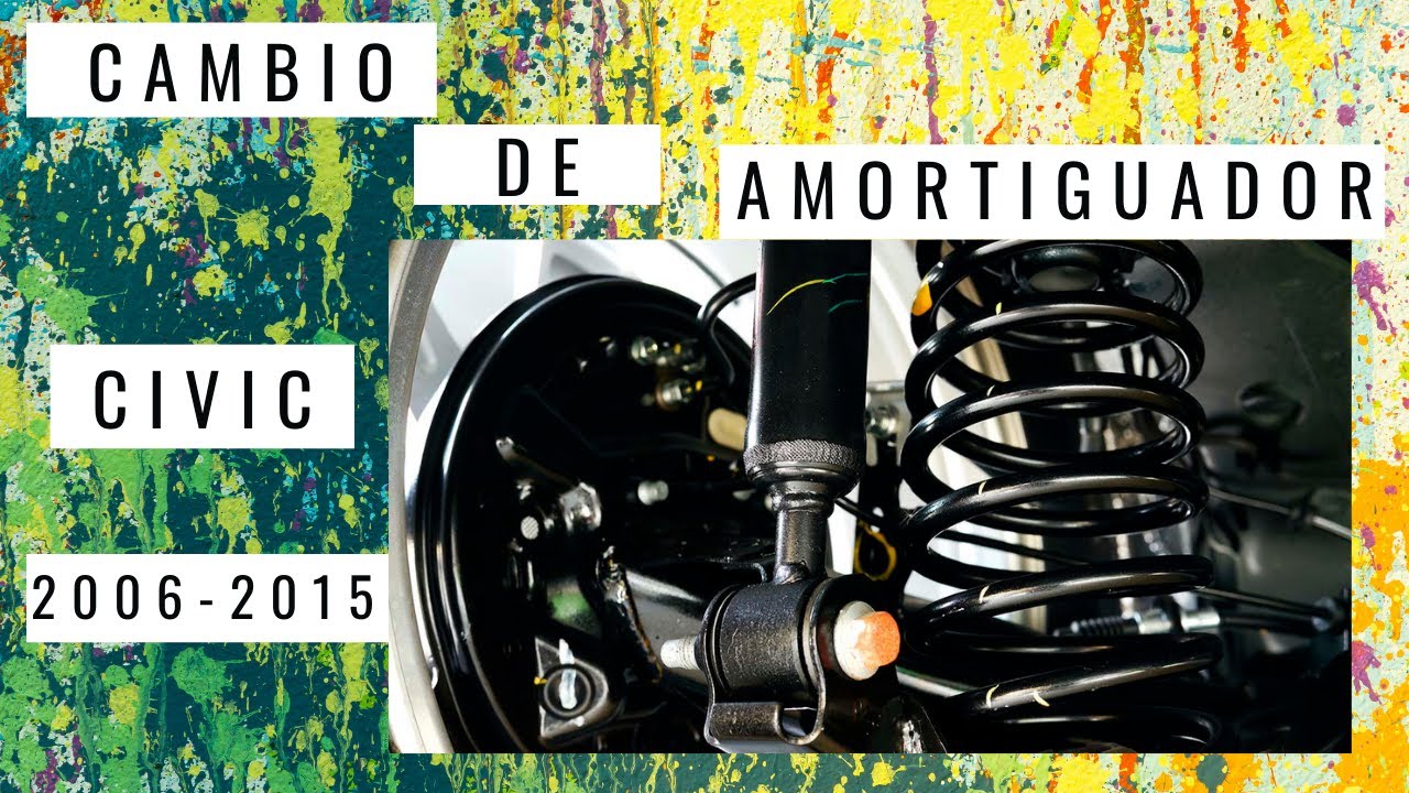 Cambio de amortiguadores traseros Honda civic 2006-2015