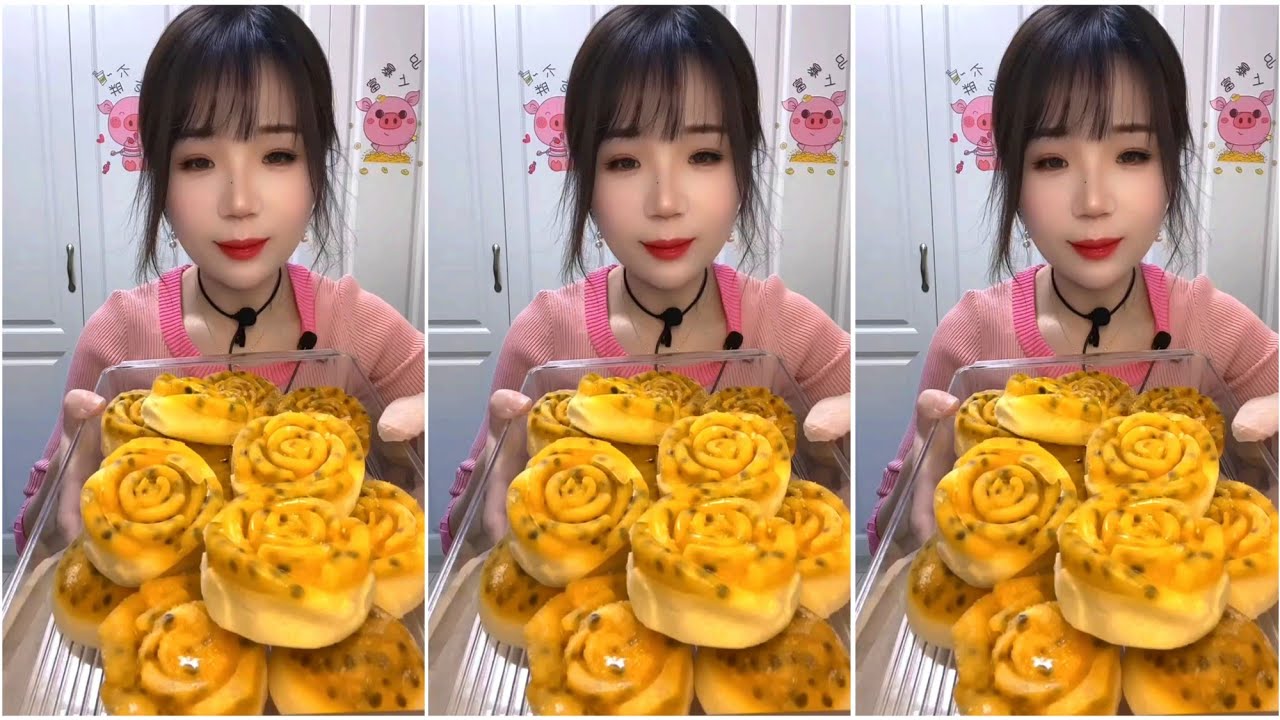 ASMR FOAM ICE EATING with PASSION FRUIT | RELAX VIDEO