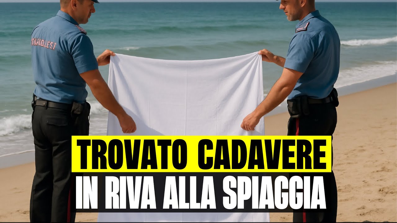 ORRORE IN SPIAGGIA A RIMINI: TROVATO CADAVERE IN RIVA AL MARE . ACCORRONO I CARABINIERI