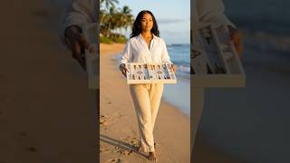 What beats playing backgammon on the beach?