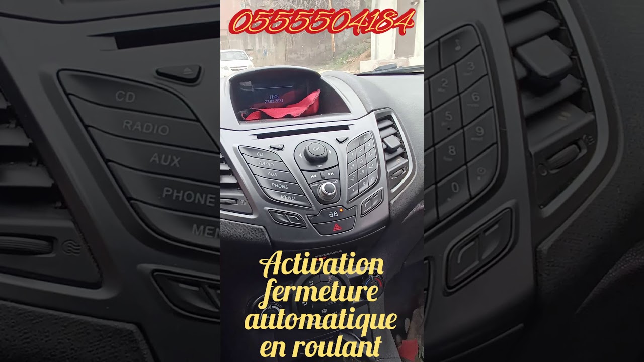 Options cachées sur Ford fiesta