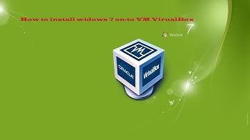 How to Install Windows 7 to VM Virtualbox!