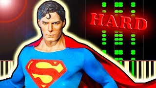 JOHN WILLIAMS - SUPERMAN THEME - Piano Tutorial chords