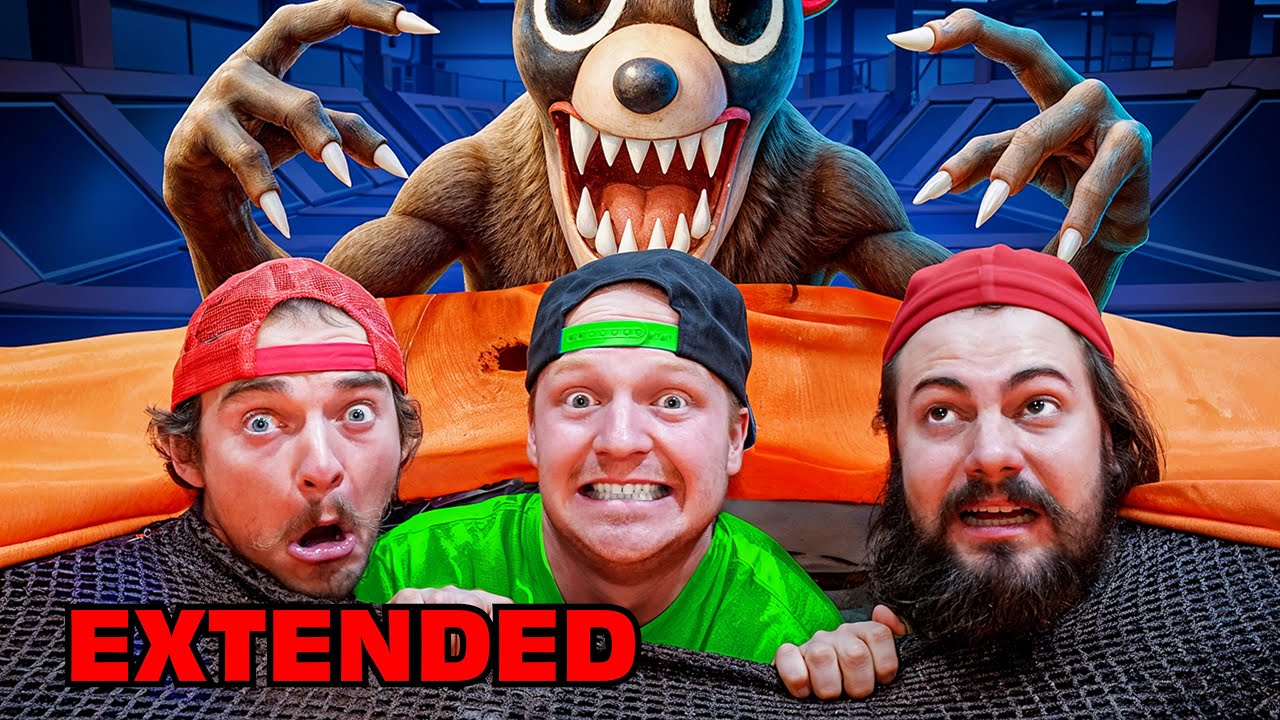 99 Nights In A Trampoline Park! - EXTENDED - YouTube