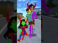 Three zombies with innocent Yuta and Rina saved by Mioð§ð€©ð€£ðâºïžð€·ð¡ð±ðð«£ð#sakuraschoolsimulator#viralvideos
