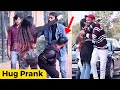 Girl Hugging Strangers Prank | Bhasad News | Pranks in India