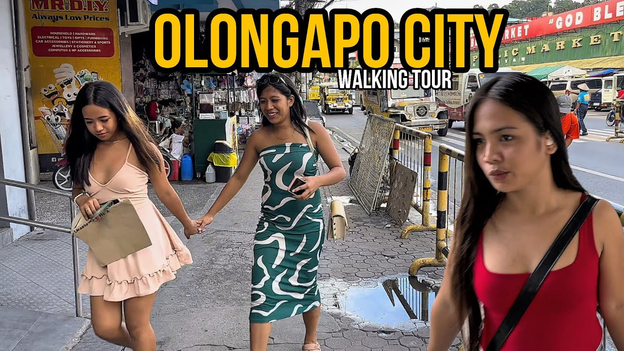 Walking OLONGAPO CITY ZAMBALES PHILIPPINES[4K] 2025