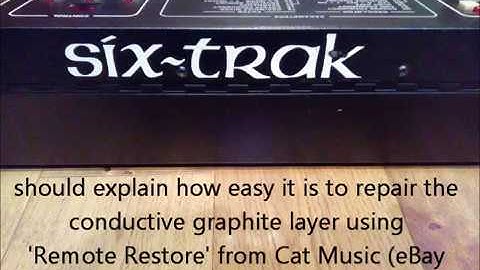 Sequential Circuits Six--Trak Rubber Buttons Fix - A How To Guide...