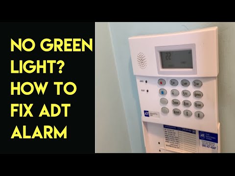 How to fix your ADT Alarm system with no green light