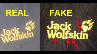 Real vs Fake Jack Wolfskin jacket. How to spot counterfeit Jack Wolfskin