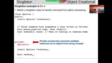 The Singleton Pattern (Part 3)