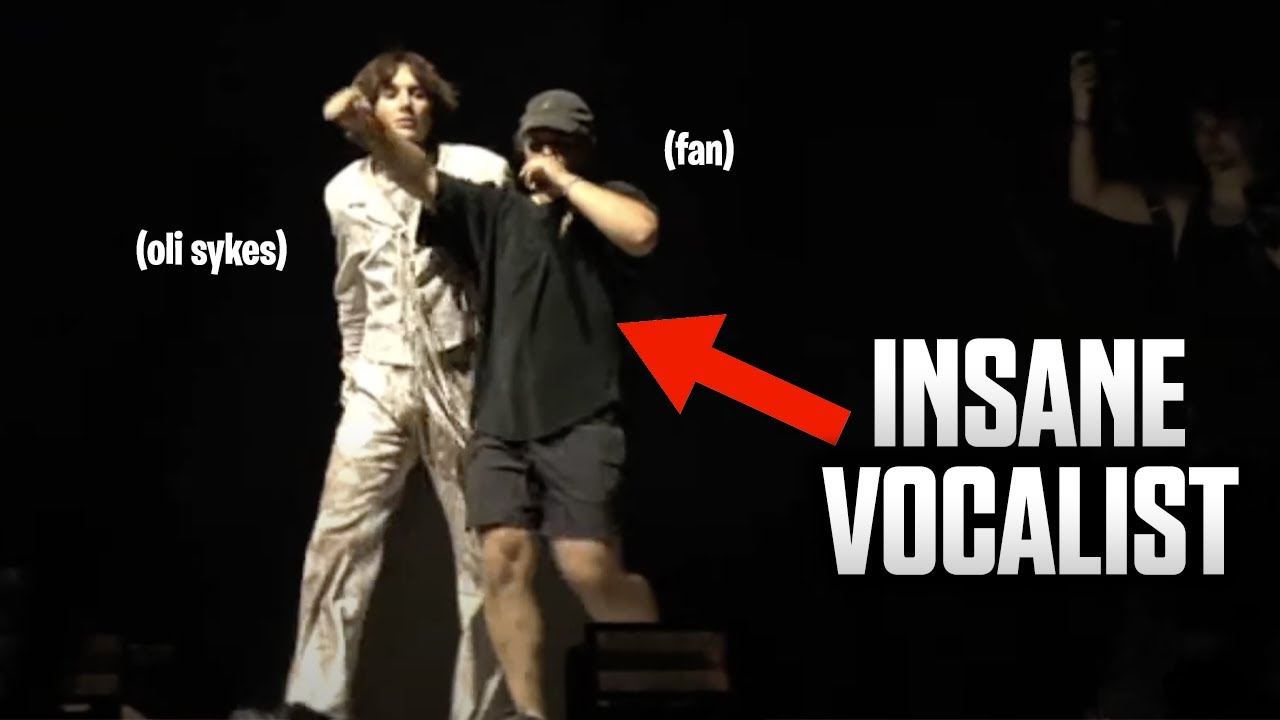 Unexpected Fan SHOCKS Oli Sykes with deathcore vocals during Bring Me The Horizon - Antivist