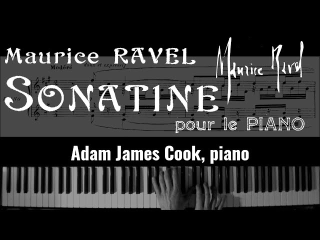 Ravel - Sonatine pour piano:1er mvt : Alexandre Tharaud, piano