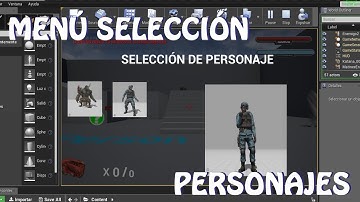 Unreal Engine 4: Selección de Personajes (español)
