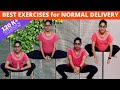 Exercises for Normal Delivery and Easy Labor | Third Trimester Exercises | #Mommyworld