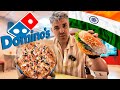 As es dominos pizza en india  tienen hamburguesas y cosas muy raras 