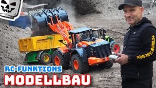 RC Bagger, Radlader und mehr Hauptsache Funktionsmodellbau, mit der @MonsterChannel24 RC Modellbau