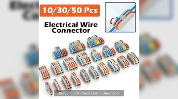 1 In Multiple Out Push-in Electrical Wire Connector Terminal Block Universal Fast Wiring Cable Conne