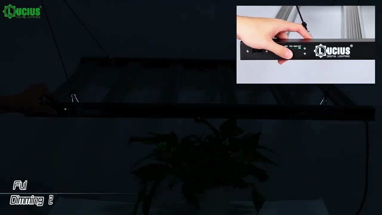 Lucius Black Label 720W LED Grow Light with Full Spectrum for green house,hydroponics