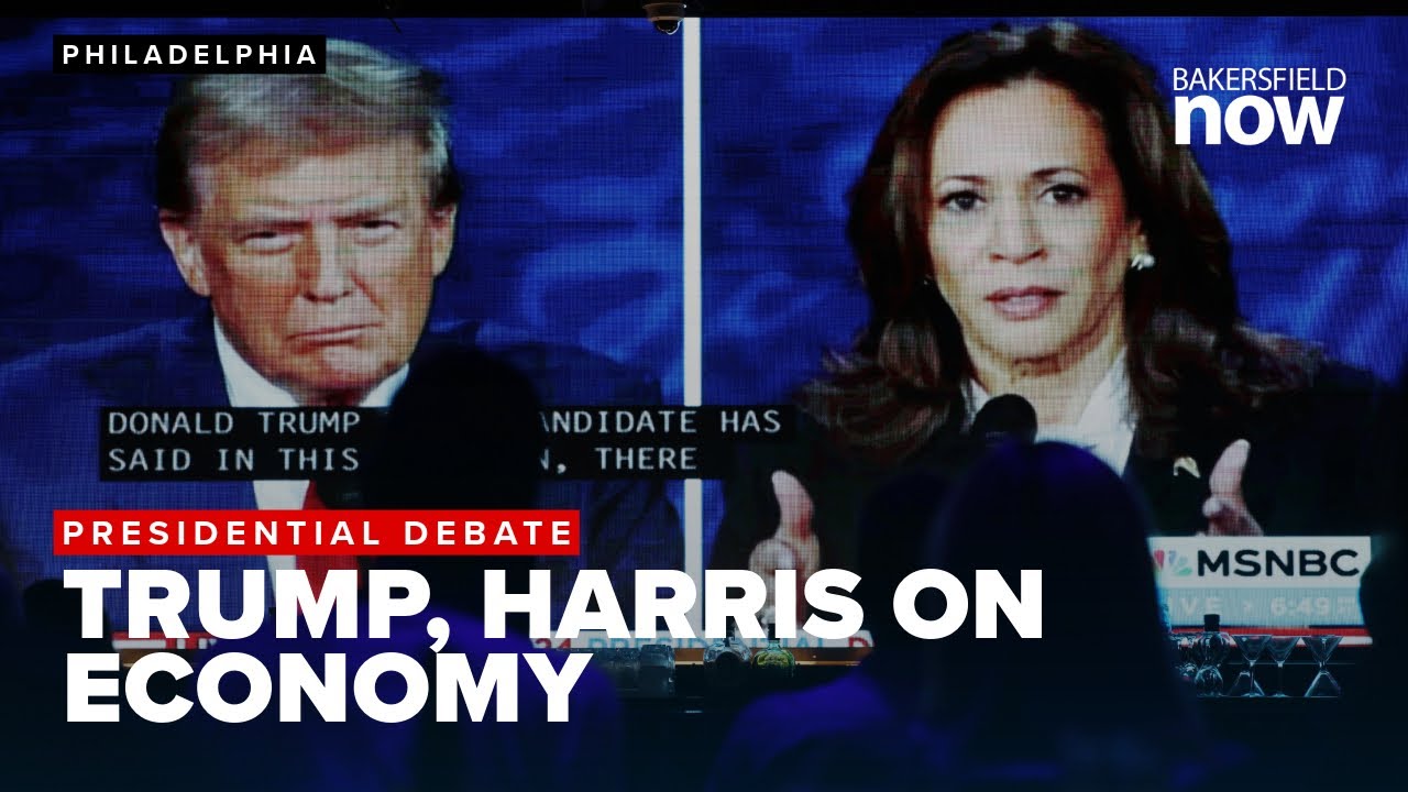 Presidential Debate: Kamala Harris & Donald Trump on the economy - YouTube