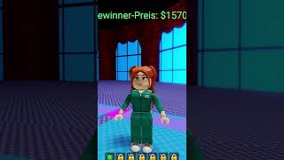 500€ WENN ICH ES SCHAFFE🤑 #roblox #challenge #shorts