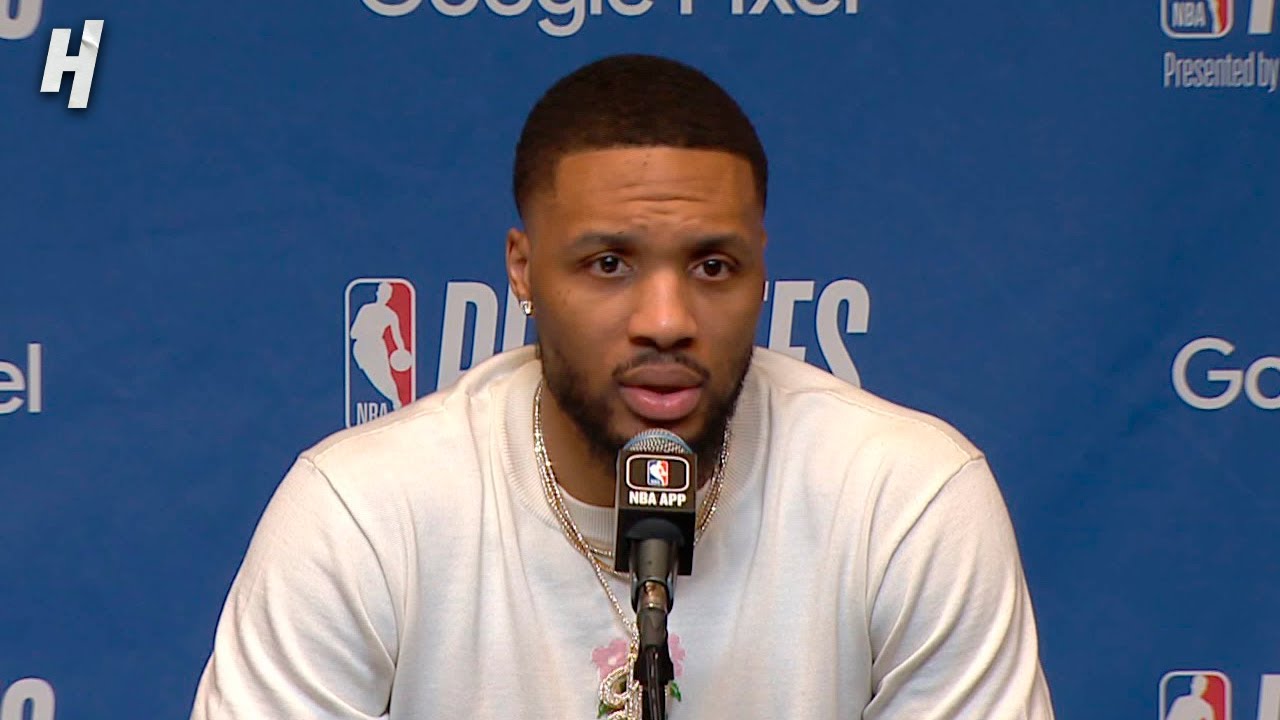 Damian Lillard Speaks on returning to the playoffs & Game 1 win vs Pacers, Full Postgame interview