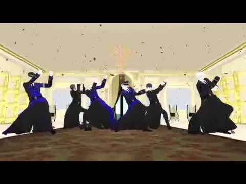 MMD刀剣乱舞　山姥切　南　燭　鶴　伽　エンヴィキャットウォーク