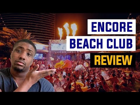 Encore Beach Club at Night | Vegas Review 2021