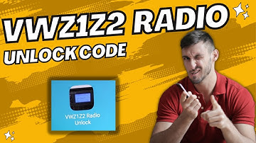 VWZ1Z2 RADIO code unlock (original code)