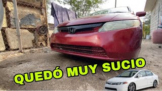 ASÍ TERMINÓ MI HONDA DESPUÉS DE LA LLUVIA….