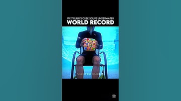 17x17 CUBE SOLVE UNDERWATER WORLD 🌎 RECORD