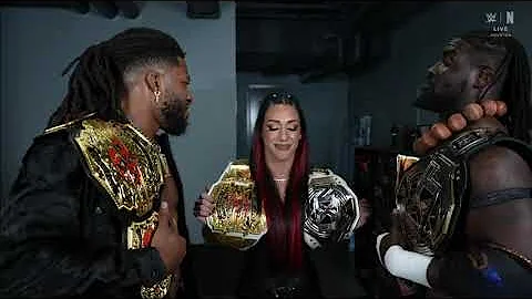 Trick Williams, Oba Femi and Jacy Jayne with all the TNA and NXT gold | NXT Jul 22, 2025