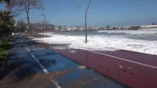 Fatsada Dev Dalgalar Kara Yoluna Ulaştı