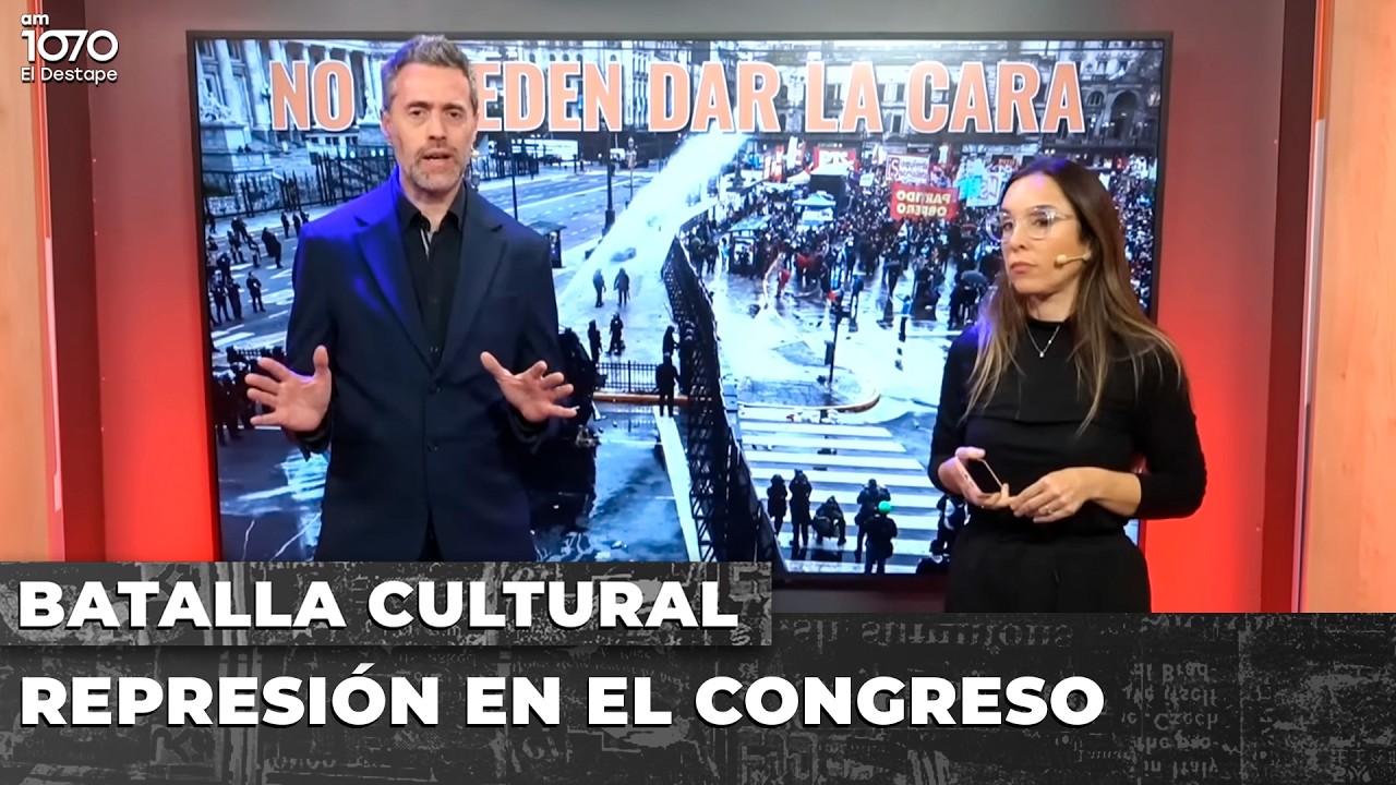 REPRESIÓN EN EL CONGRESO 💥 NO PUEDEN DAR LA CARA | BATALLA CULTURAL Gabriel Sued y Barral Grigera