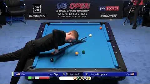 Tyler Styer vs Justin Bergman | 2019 US Open Pool ...