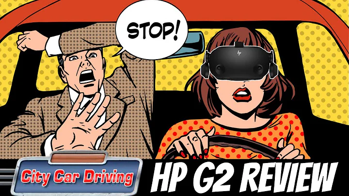 WOW I learned how to drive a car in VR using the HP Reverb G2! City Driving Graphics & Review