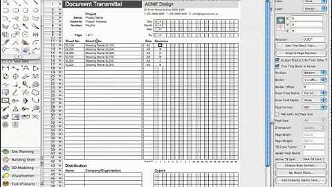 VAA Title Blocks Transmittals