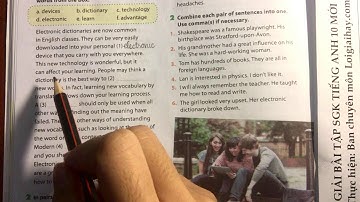 Looking Back - Unit 8 trang 34 SGK Tiếng Anh 10 mới